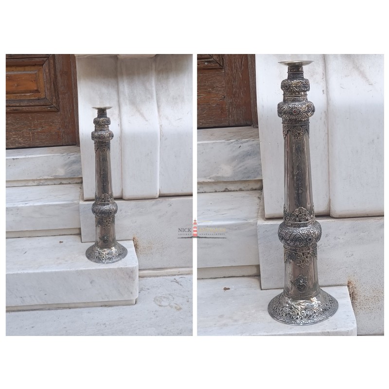 Αντίκα θρησκευτικό αντικείμενο από το Θιβέτ Antique Tibetan Copper Dung Chen or Cerimonial Telescoping Longhorn