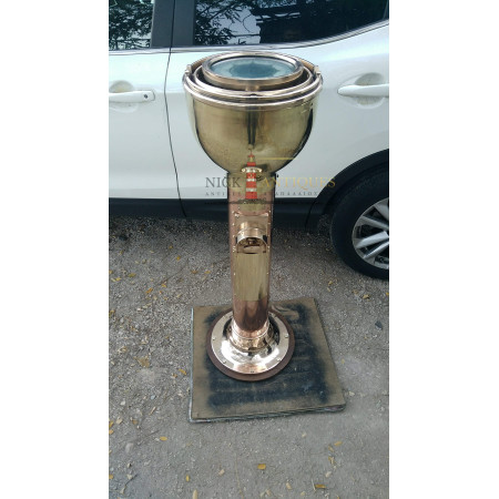 Sperry Gyroscope Mk. E V Mod.7 Αυθεντική Γυροσκοπική Πυξίδα Πλοίου με Μπρούτζινο Binnacle