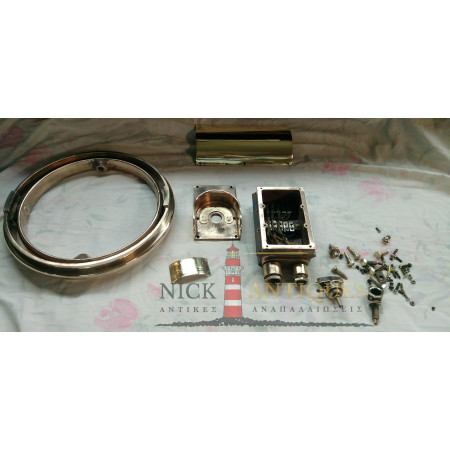 Sperry Gyroscope Mk. E V Mod.7 Αυθεντική Γυροσκοπική Πυξίδα Πλοίου με Μπρούτζινο Binnacle