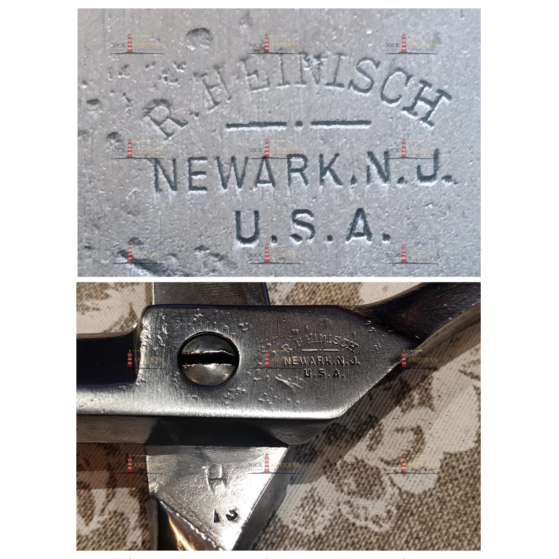 Συλλεκτικό παλαιό ψαλίδι – R. HINSON, Newark N.J., U.S.A.