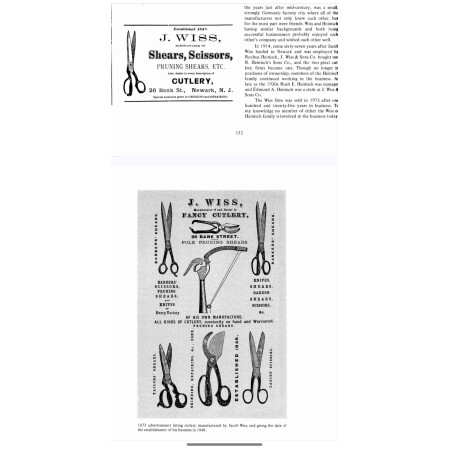 Συλλεκτικό παλαιό ψαλίδι – R. HINSON, Newark N.J., U.S.A.