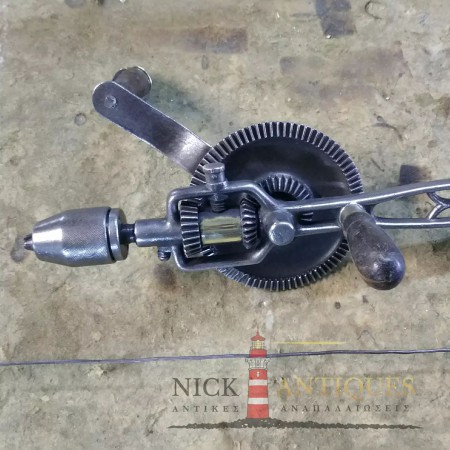WOOD SAW AND IRON HAND DRILL