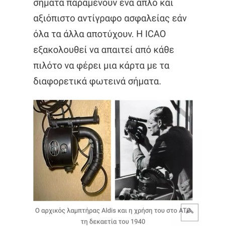 ΑΛΤΗΣ ΟΠΤΙΚΩΝ ΣΗΜΑΤΩΝ MORSE - ENGLAND 1940