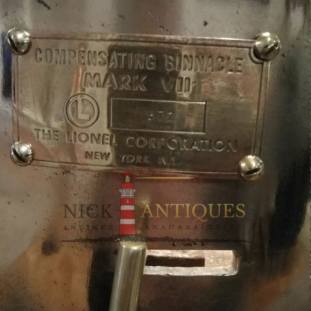 SOLID BRASS U.S. NAVY SHIP'S BINNACLE 1942 USA